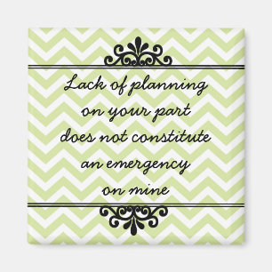 Imã Ímã: Falta do planeamento em sua parte…