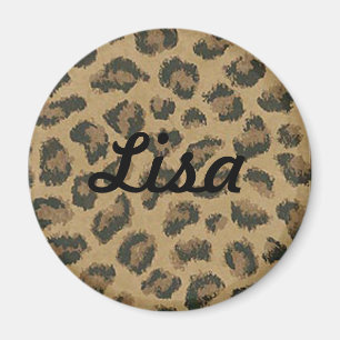 Imã Ímã feito sob encomenda da pele do leopardo
