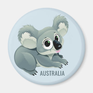 Imã Ímã feito sob encomenda do texto do Koala bonito