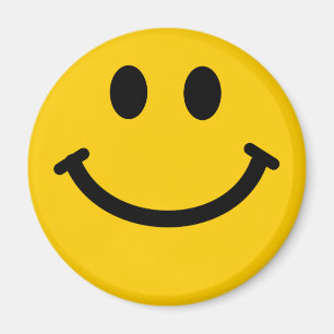 Imã Ímã feliz amarelo da cara