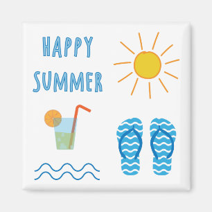 Imã Ímã feliz do verão