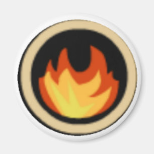 Imã Ímã FireNinjas do símbolo de Ninjas do fogo