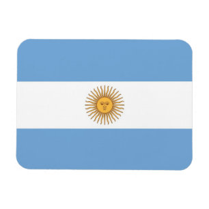 Ímã Imã flexível patriótica com bandeira da Argentina