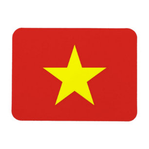 Ímã Imã flexível patriótica com bandeira do Vietname