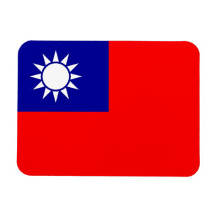 Ímã Imã flexível Patriótico com pavilhão de Taiwan
