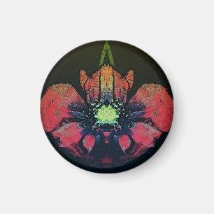 Imã Ímã floral abstrato bonito