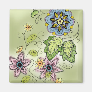 Imã Ímã floral da primavera