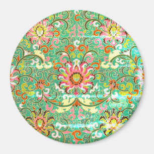 Imã Ímã floral oriental antigo