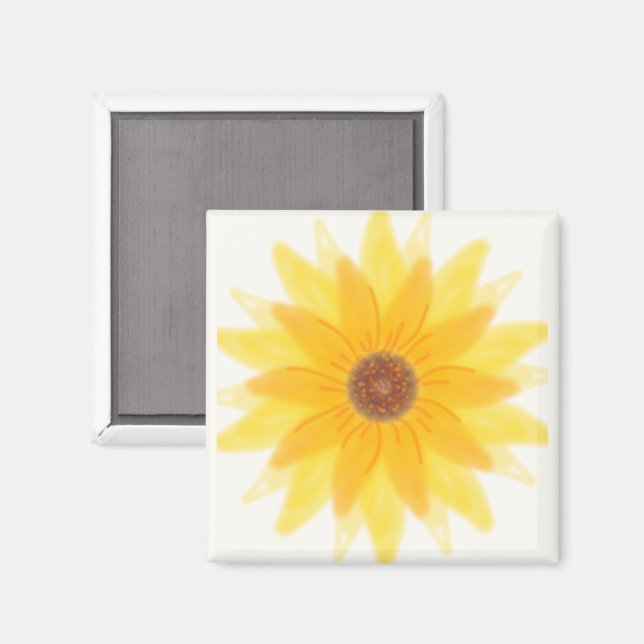 Imã Ímã Floral Sunshine Bloom (Front/Back)