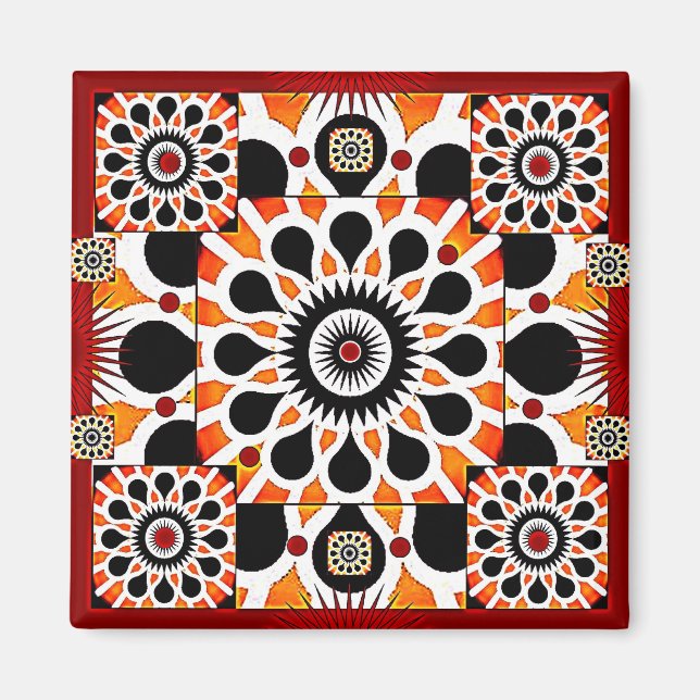 Imã ímã florido1 (Frente)