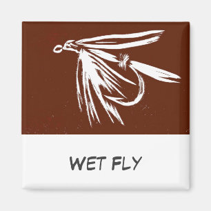 Imã "Ímã Flyfishing da arte da mosca molhada"