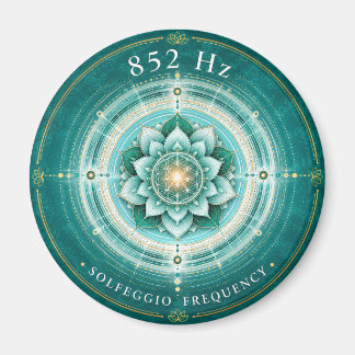Imã Ímã Frequência Solfeggio 852 Hz | Flor da Vida