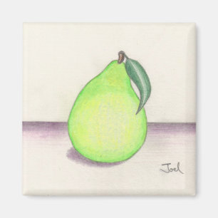 Imã Ímã FRUTADO da PERA (quadrado)
