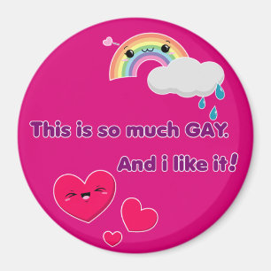 Imã Ímã Gay. Like it! - Pink