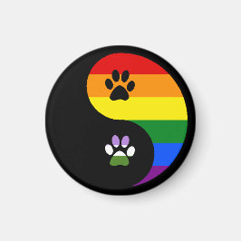 Imã Ímã Gêneroqueer Yin-Yang