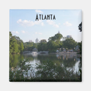Imã Ímã Geórgia da foto do lago park de Atlanta