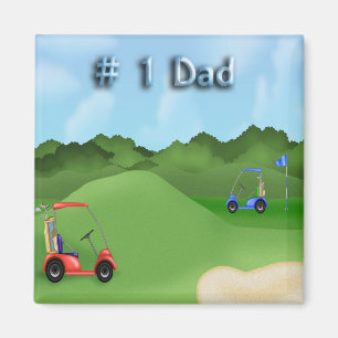Imã Ímã Golfing do dia dos pais