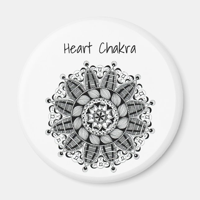 Imã ímã Heart Chakra (Frente)