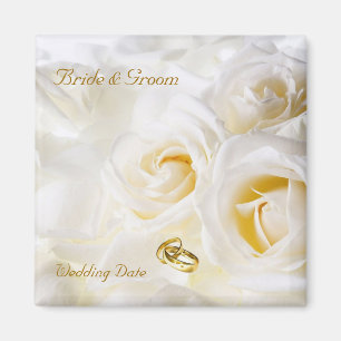 Imã Ímã ideal dourado do favor do casamento