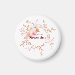 Imã Ímã   Ímã de Geladeira Tempo de Flor Botânica