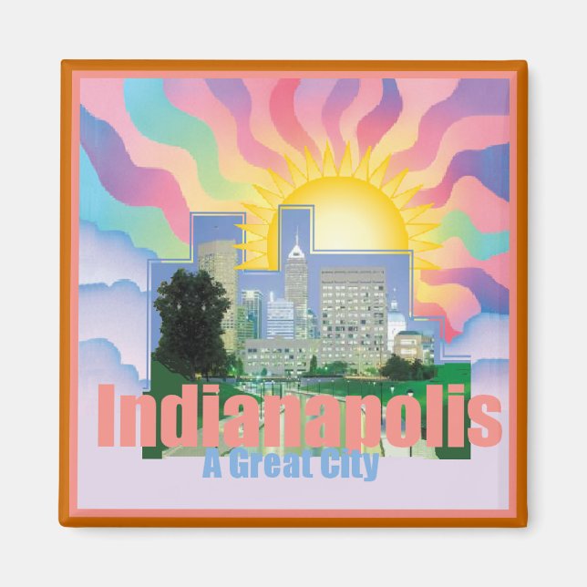 Imã Ímã INDIANAPOLIS (Frente)