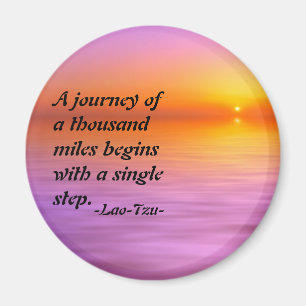 Imã Ímã inspirado das citações do lao-Tzu