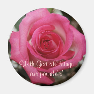 Imã ímã inspirado do rosa do rosa