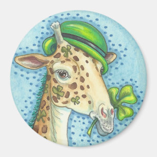 Imã ÍMÃ IRLANDÊS do GIRAFA do DIA de ST PATRICK