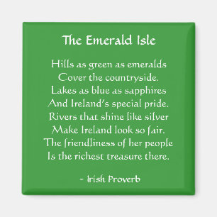 Imã Ímã irlandês do provérbio de Emerald Isle