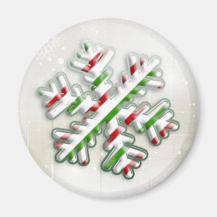 Imã Ímã italiano do floco de neve do Natal