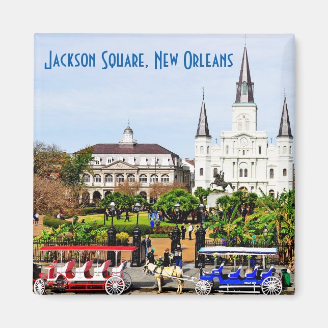 Imã Ímã Jackson Square, Nova Orleans (Frente)