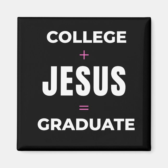 Imã Ímã Jesus+Faculdade = Graduado (Frente)
