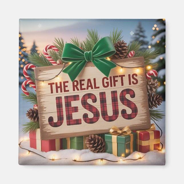 Imã Ímã Jesus Presente Real (Frente)