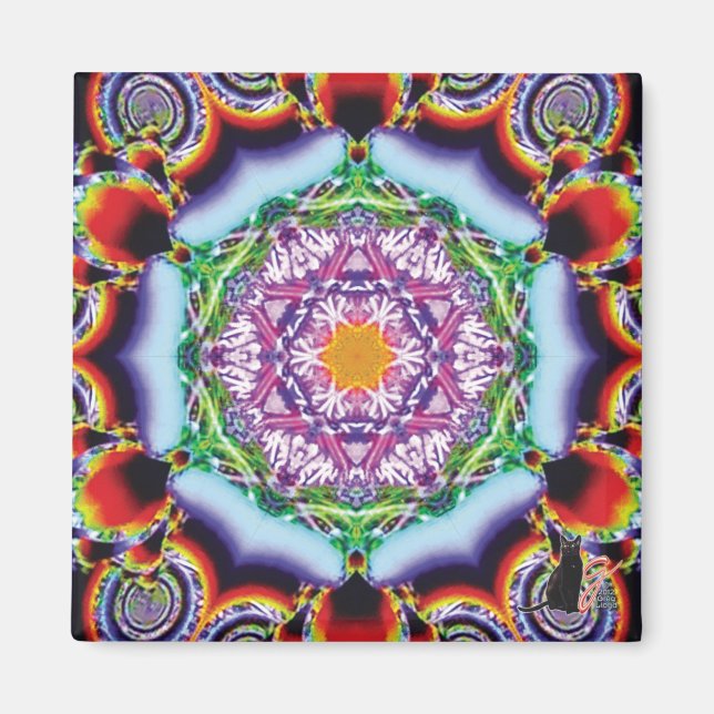 Imã Ímã Kaleidoscópio ao estilo de Sião (Frente)