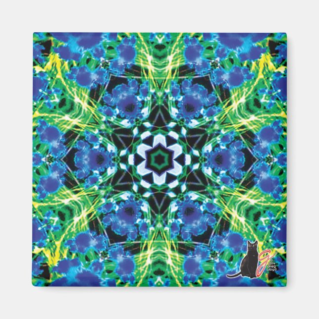 Imã Ímã Kaleidoscópio Crystalmarine (Frente)