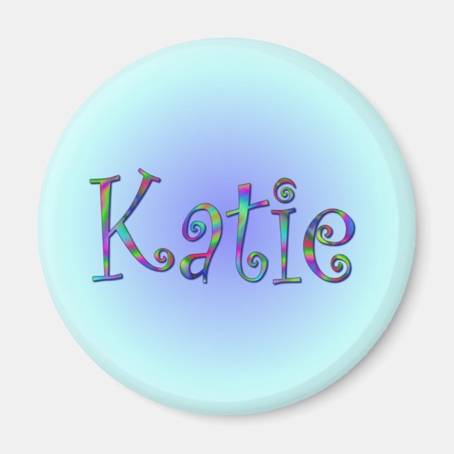Imã Ímã Katie Arco-íris (Frente)