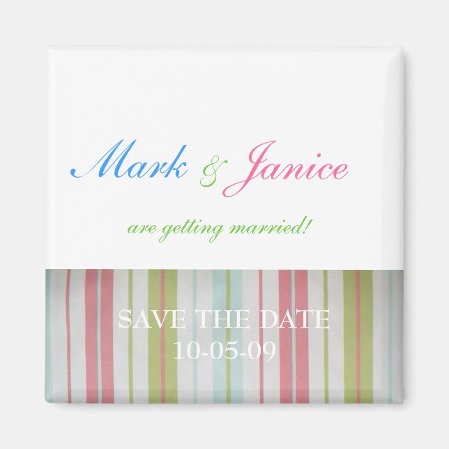 Imã Ímã Lembrete de Casamento (Frente)