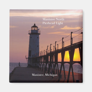 Imã Ímã leve norte de Manistee Pierhead