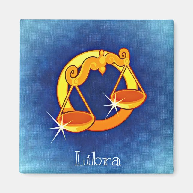 Imã ímã libra-zodiaca (Frente)