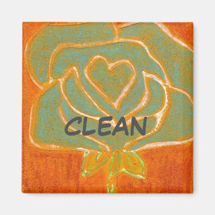 Imã "Ímã limpo do estado da máquina de lavar louça