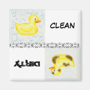 Imã Ímã limpo e sujo da máquina de lavar louça do 