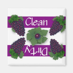 Imã Ímã limpo ou sujo da máquina de lavar louça da