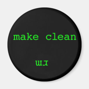 Imã Ímã limpo/sujo do nerd da máquina de lavar lou