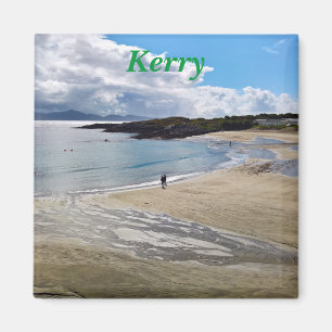 Imã Ímã: Linda praia com um céu azul;Irlanda