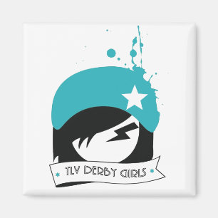 Imã ímã - Logotipo oficial "TLV Derby Girls"