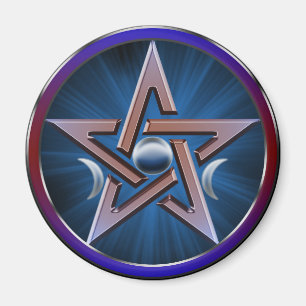 Imã Ímã lunar do Pentagram da deusa