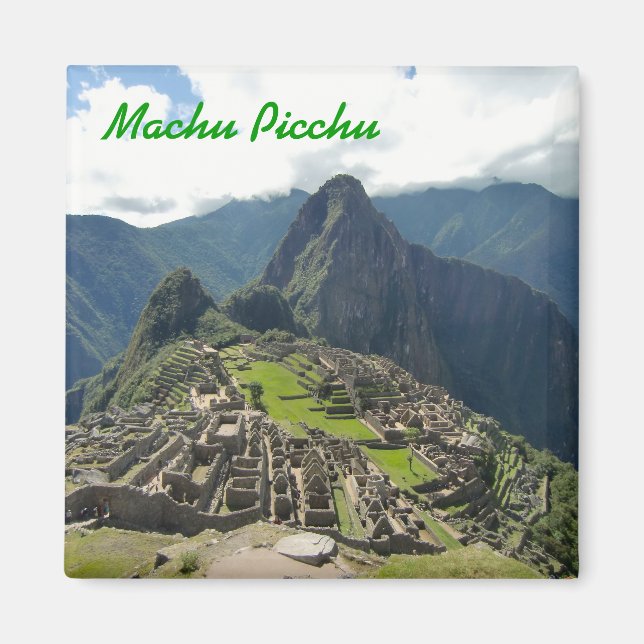 Imã ímã Machu Picchu (Frente)