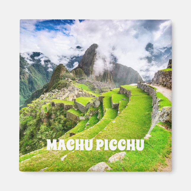 Imã ímã Machu Picchu (Frente)