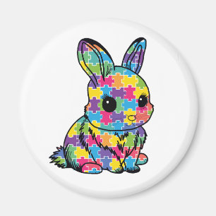 Imã Ímã (Magnet) Quebra-Cabeça - Coelho