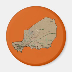 Imã Ímã Mapa do Níger